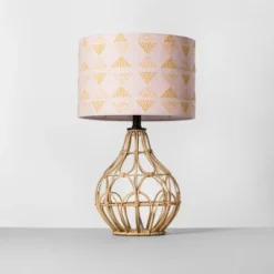 Rattan Table Lamp Pink Shade - Opalhouse 6 Rattan Table Lamp Pink Shade - Opalhouse -Deals A Radiant Den Store unnamed file 5471
