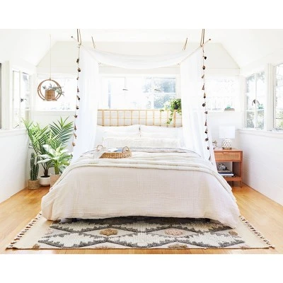 Ceramic Applique Table Lamp Cream - Opalhouse 4 Ceramic Applique Table Lamp Cream - Opalhouse - Image 4