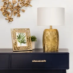 Leaf Table Lamp Gold (Includes LED Light Bulb) - Opalhouse™