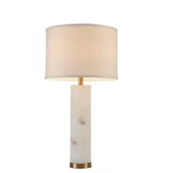 Hampton Hill 30" Prague Table Lamp White