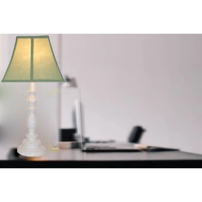 Creative Motion Industries White Resin Table Lamp Purple 4 Creative Motion Industries White Resin Table Lamp Purple - Image 4