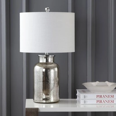 JONATHAN Y 24.5" Glass Esmee Mercury Table Lamp (Includes LED Light Bulb) Silver - JONATHAN Y 2 JONATHAN Y 24.5" Glass Esmee Mercury Table Lamp (Includes LED Light Bulb) Silver - JONATHAN Y - Image 2