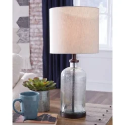 Bandile Table Lamp Clear/Bronze - Signature Design by Ashley