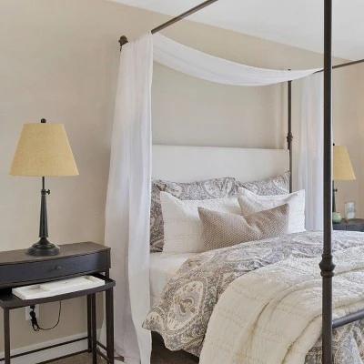 (25" x 30") 3-way Adjustable Madison Table Lamp Dark Bronze - Cal Lighting 1 (25" x 30") 3-way Adjustable Madison Table Lamp Dark Bronze - Cal Lighting