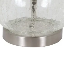 22.5" Set of 2 Crackled Teardrop Table Lamp Clear - Decor Therapy -Deals A Radiant Den Store unnamed file 603