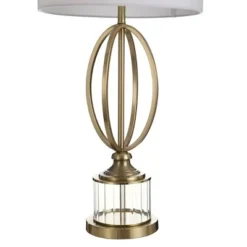 Transitional Satin Brass Double Ring Table Lamp with Glass Pedestal Gray - StyleCraft -Deals A Radiant Den Store unnamed file 643
