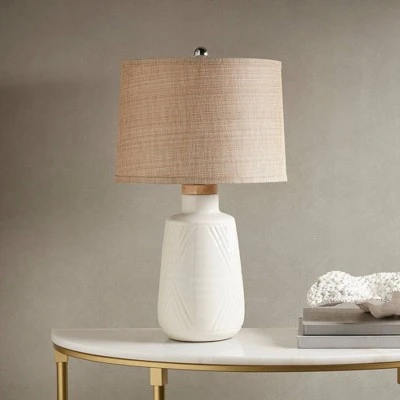Hampton Hill 24.5" Tate Table Lamp Ivory 6 Hampton Hill 24.5" Tate Table Lamp Ivory - Image 6