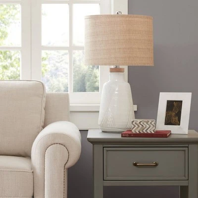 Hampton Hill 24.5" Tate Table Lamp Ivory 10 Hampton Hill 24.5" Tate Table Lamp Ivory - Image 10