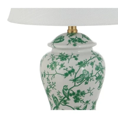 JONATHAN Y 22" LED Classic Chinoiserie Table Lamp - JONATHAN Y White 3 JONATHAN Y 22" LED Classic Chinoiserie Table Lamp - JONATHAN Y White - Image 3