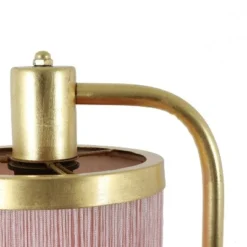 26.5" Framboise Fringe Shade Table Lamp Gold Leaf - Decor Therapy -Deals A Radiant Den Store unnamed file 697