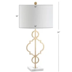 JONATHAN Y 31" Metal July Table Lamp (Includes LED Light Bulb) Gold - JONATHAN Y -Deals A Radiant Den Store unnamed file 706