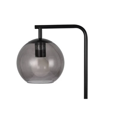 Smoke Glass Table Lamp Black (Includes LED Light Bulb) - Project 62™ 1 Smoke Glass Table Lamp Black (Includes LED Light Bulb) - Project 62™