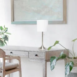 Tapered Desk Lamp with Fabric Drum Shade Silver - Simple Designs 10 Tapered Desk Lamp with Fabric Drum Shade Silver - Simple Designs -Deals A Radiant Den Store unnamed file 710