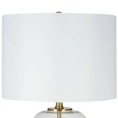 25" Glass Table Lamp Clear (Includes CFL Light Bulb) - Cresswell Lighting 2 25" Glass Table Lamp Clear (Includes CFL Light Bulb) - Cresswell Lighting - Image 2