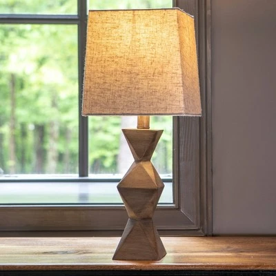 Knox Stacked Diamond Lamp Desert Brown - Decor Therapy 6 Knox Stacked Diamond Lamp Desert Brown - Decor Therapy - Image 6