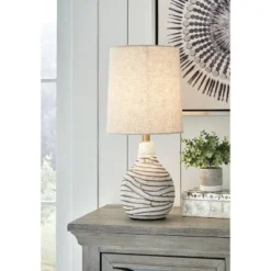 Aleela Table Lamp White/Gold - Signature Design by Ashley -Deals A Radiant Den Store unnamed file 789