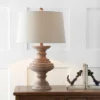 JONATHAN Y 26.5" Scarlett Resin Table Lamp (Includes LED Light Bulb) Brown - JONATHAN Y