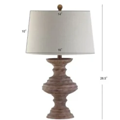 JONATHAN Y 26.5" Scarlett Resin Table Lamp (Includes LED Light Bulb) Brown - JONATHAN Y 5 JONATHAN Y 26.5" Scarlett Resin Table Lamp (Includes LED Light Bulb) Brown - JONATHAN Y -Deals A Radiant Den Store unnamed file 792