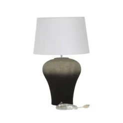 Olivia & May 15" x 23.75" Ombre Textured Ceramic Table Lamp with Shade White - Olivia & May 11 Olivia & May 15" x 23.75" Ombre Textured Ceramic Table Lamp with Shade White - Olivia & May -Deals A Radiant Den Store unnamed file 803