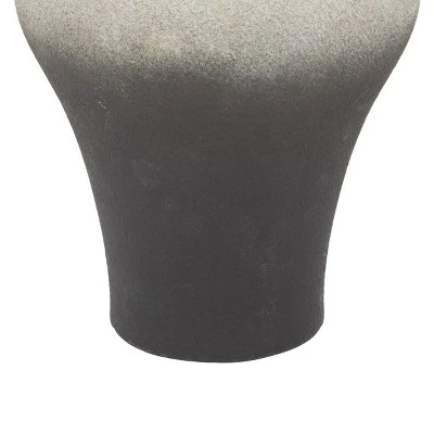 Olivia & May 15" x 23.75" Ombre Textured Ceramic Table Lamp with Shade White - Olivia & May 7 Olivia & May 15" x 23.75" Ombre Textured Ceramic Table Lamp with Shade White - Olivia & May - Image 7