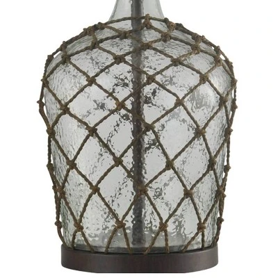 30" Cayos Rope Glass Table Lamp Clear - StyleCraft 2 30" Cayos Rope Glass Table Lamp Clear - StyleCraft - Image 2