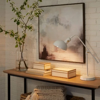 Threshold Designed W/Studio McGee Cantilever Task Table Lamp White - Threshold™ designed with Studio McGee 2 Threshold Designed W/Studio McGee Cantilever Task Table Lamp White - Threshold™ designed with Studio McGee - Image 2