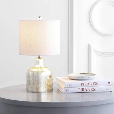 JONATHAN Y 19" Glass Gemma Bell Table Lamp (Includes LED Light Bulb) - JONATHAN Y Chrome 1 JONATHAN Y 19" Glass Gemma Bell Table Lamp (Includes LED Light Bulb) - JONATHAN Y Chrome