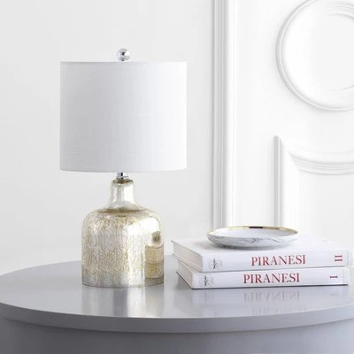 JONATHAN Y 19" Glass Gemma Bell Table Lamp (Includes LED Light Bulb) - JONATHAN Y Chrome 2 JONATHAN Y 19" Glass Gemma Bell Table Lamp (Includes LED Light Bulb) - JONATHAN Y Chrome - Image 2