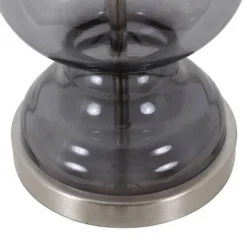 29" x 16" Glass Sadie Sculpted Table Lamp Smoke Translucent - Decor Therapy -Deals A Radiant Den Store unnamed file 896