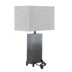 Olivia & May 26" x 15" Modern Metal Table Lamp Gray - Olivia & May -Deals A Radiant Den Store unnamed file 915