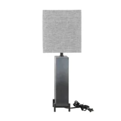 Olivia & May 26" x 15" Modern Metal Table Lamp Gray - Olivia & May -Deals A Radiant Den Store unnamed file 916