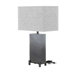 Olivia & May 26" x 15" Modern Metal Table Lamp Gray - Olivia & May -Deals A Radiant Den Store unnamed file 917