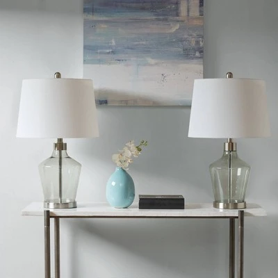 510 Design (Set of 2) 24.75" Harmony Table Lamp Gray 2 510 Design (Set of 2) 24.75" Harmony Table Lamp Gray - Image 2