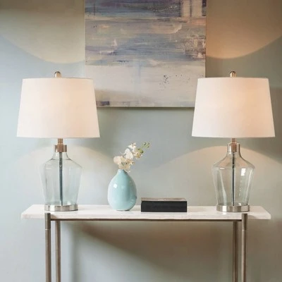 510 Design (Set of 2) 24.75" Harmony Table Lamp Gray 3 510 Design (Set of 2) 24.75" Harmony Table Lamp Gray - Image 3
