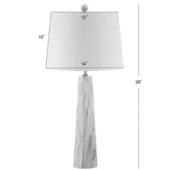 JONATHAN Y 29" Bradley Resin Table Lamp (Includes LED Light Bulb) White - JONATHAN Y -Deals A Radiant Den Store unnamed file 951