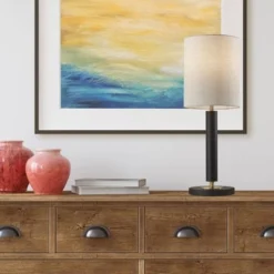 Hollywood Table Lamp Black/Brass - Adesso