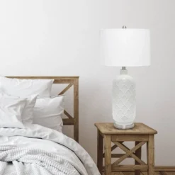 Argyle Classic Table Lamp with Fabric Shade White - Lalia Home 10 Argyle Classic Table Lamp with Fabric Shade White - Lalia Home -Deals A Radiant Den Store unnamed file 977