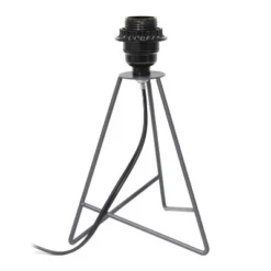 Down To The Wire Table Lamp with Fabric Shade Gray - Simple Designs -Deals A Radiant Den Store unnamed file 985