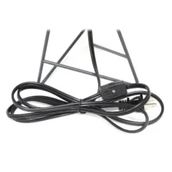 Down To The Wire Table Lamp with Fabric Shade Gray - Simple Designs -Deals A Radiant Den Store unnamed file 986