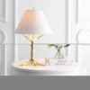 JONATHAN Y 33.5" Galen Resin Table Lamp (Includes LED Light Bulb) Gold - JONATHAN Y
